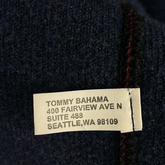 Tommy Bahama Reversible 100% Cotton Knit Sweater - Mens XL - Picture 12 of 13